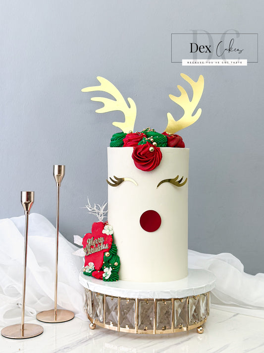 Reindeer Ganache Cake