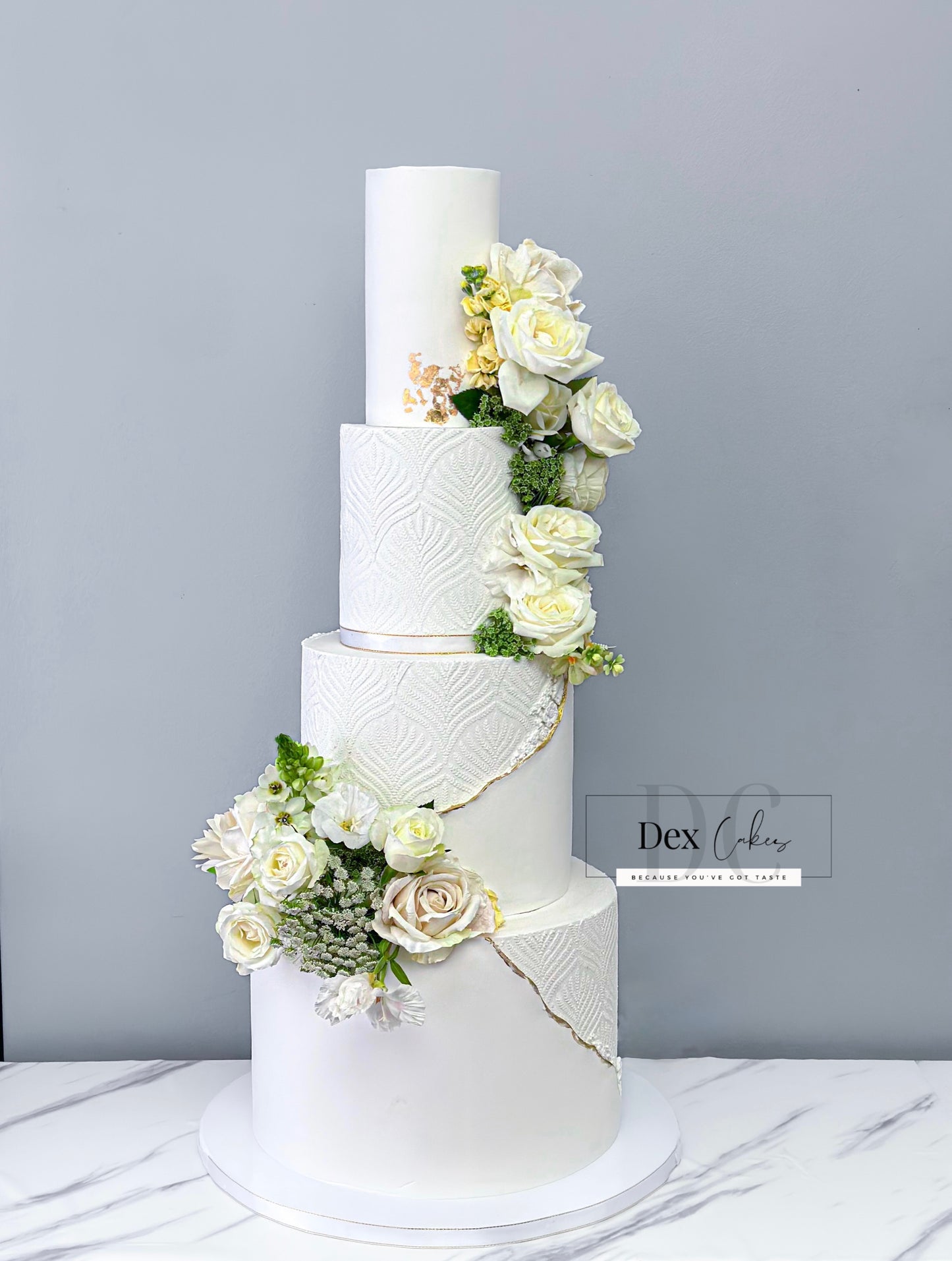Eternal Elegance Wedding Cake – Luxury 4-Tier Wedding Cake