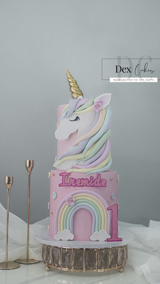 Unicorn Rainbow Cake