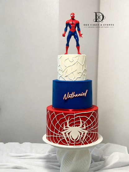 Spider-Man Hero 3-Tier Cake